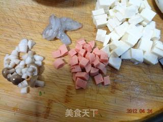 虾仁豆腐羹的做法步骤：3