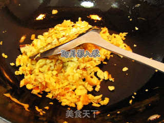 金香玉蛋炒饭-----两个诀窍炒出粒粒香饭的做法步骤:5