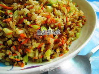 金香玉蛋炒饭-----两个诀窍炒出粒粒香饭的做法步骤:12