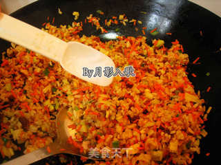金香玉蛋炒饭-----两个诀窍炒出粒粒香饭的做法步骤:11