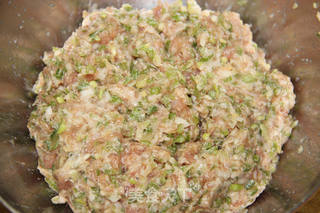 清香诱人的口感--【豆角猪肉饺】的做法步骤:12