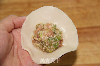 清香诱人的口感--【豆角猪肉饺】的做法步骤:13
