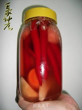 中式爽口泡菜的做法步骤:4