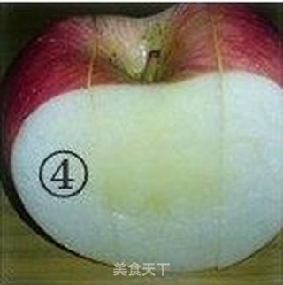 苹果做的萌螃蟹的做法步骤:3