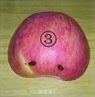 苹果做的萌螃蟹的做法步骤:6