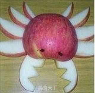 苹果做的萌螃蟹的做法步骤:8