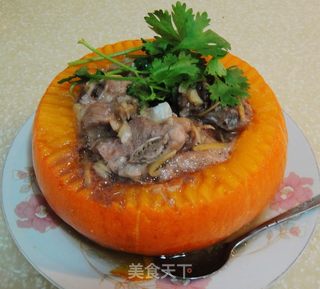 南瓜鼓汁蒸排骨的做法步骤：6