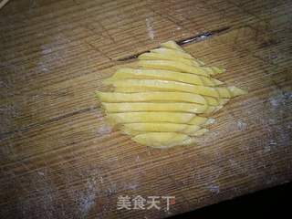 菊花面的做法步骤：11