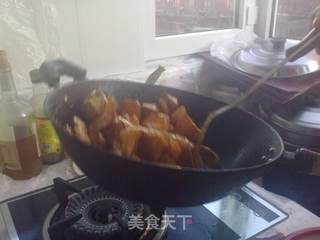 拔丝地瓜的做法步骤：5