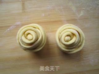 玉米玫瑰馒头的做法步骤:10