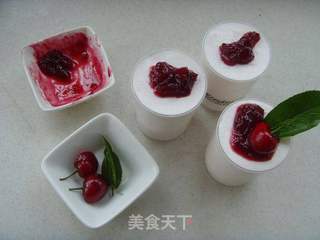 车厘子优酪乳慕斯的做法步骤:11