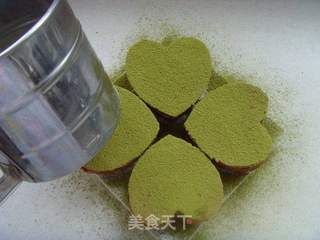 四叶草抹茶巧克力慕斯的做法步骤:24