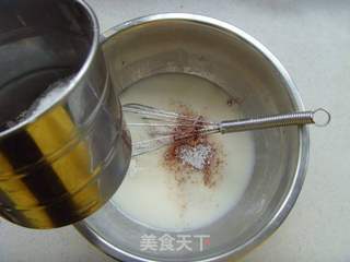 四叶草抹茶巧克力慕斯的做法步骤:3