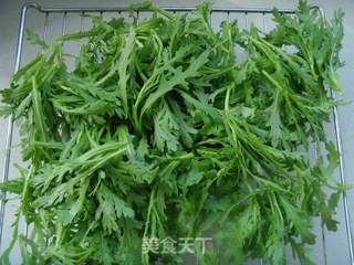 蒸茼蒿的做法步骤:3