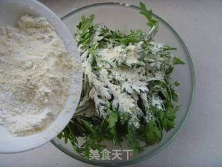 蒸茼蒿的做法步骤:5