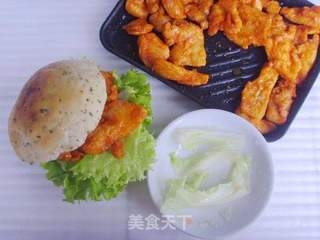 新奥尔良鸡肉汉堡的做法步骤:12