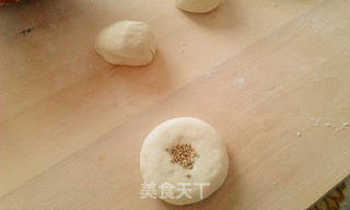 午后小点心——豆沙杏仁芝麻饼的做法步骤:13