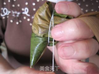 咸肉花生粽的做法步骤:13
