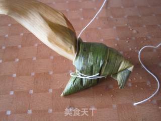 咸肉花生粽的做法步骤:14