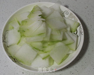快手家常菜——香菇肉末炒冬瓜的做法步骤：1