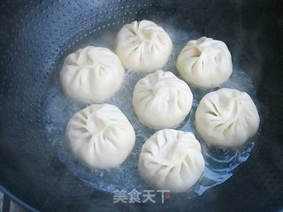 春来槐花香——槐花水煎包的做法步骤:15