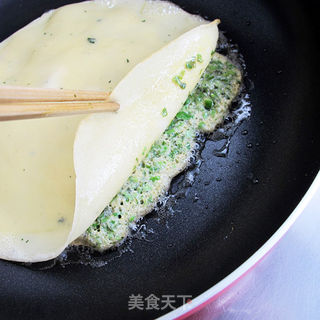 香椿蛋卷:立夏吃了蛋热天不疰夏的做法步骤:8