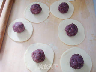 紫色情怀——紫薯棒棒卷的做法步骤：11