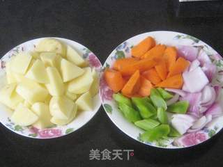杂蔬咖喱鸡的做法步骤:3