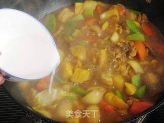 杂蔬咖喱鸡的做法步骤:11