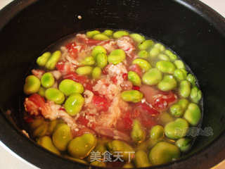 五花肉蚕豆煲饭----为新老厨娘量身打造的偷懒餐的做法步骤:8