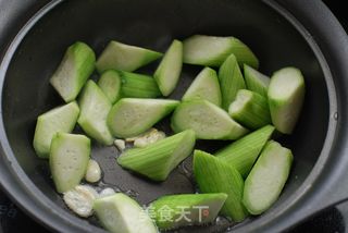 立夏。【丝瓜烩油条】的做法步骤:7