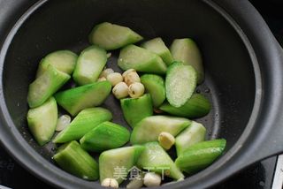 立夏。【丝瓜烩油条】的做法步骤:9