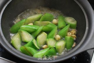 立夏。【丝瓜烩油条】的做法步骤:12