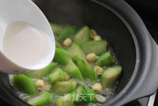 立夏。【丝瓜烩油条】的做法步骤:13
