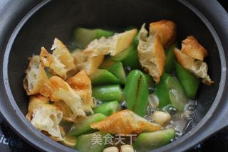 立夏。【丝瓜烩油条】的做法步骤:16