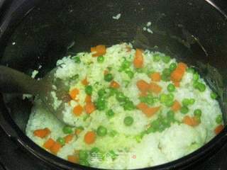 豌豆胡萝卜饭套餐的做法步骤:9