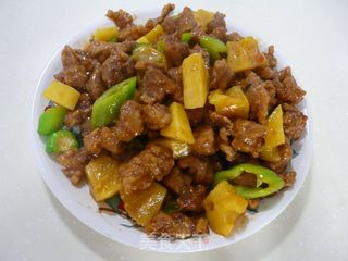 菠萝咕老肉的做法步骤：7