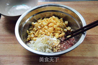 我就是爱吃饼之 【猪肉玉米绿豆饼】的做法步骤:7