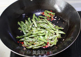 家常素食==酱焖四季豆的做法步骤:5