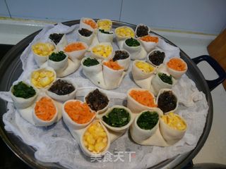 欢天喜地的四喜蒸饺的做法步骤：9