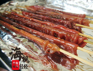烤箱版“烤海肠”的做法步骤:6