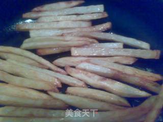 椒盐薯条的做法步骤:4