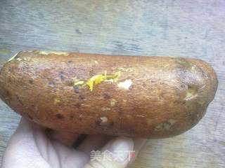6分钟微波烤蕃薯的做法步骤:6