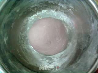 桑葚玫瑰馒头——淡淡的浪漫的做法步骤:6