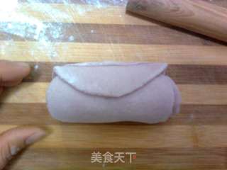 桑葚玫瑰馒头——淡淡的浪漫的做法步骤:11