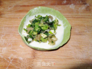 象形白菜蒸饺的做法步骤:4