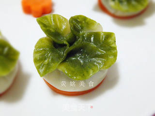 象形白菜蒸饺的做法步骤:12