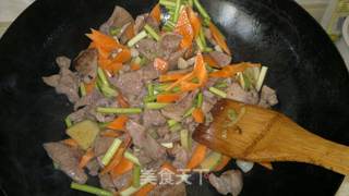 炒肝尖的做法步骤：6