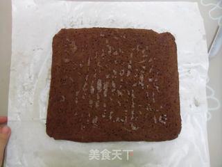 长颈鹿纹奶油蛋糕卷的做法步骤：20