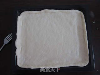 想吃PIZZA?家庭版懒人自制——青椒培根PIZZA的做法步骤:12